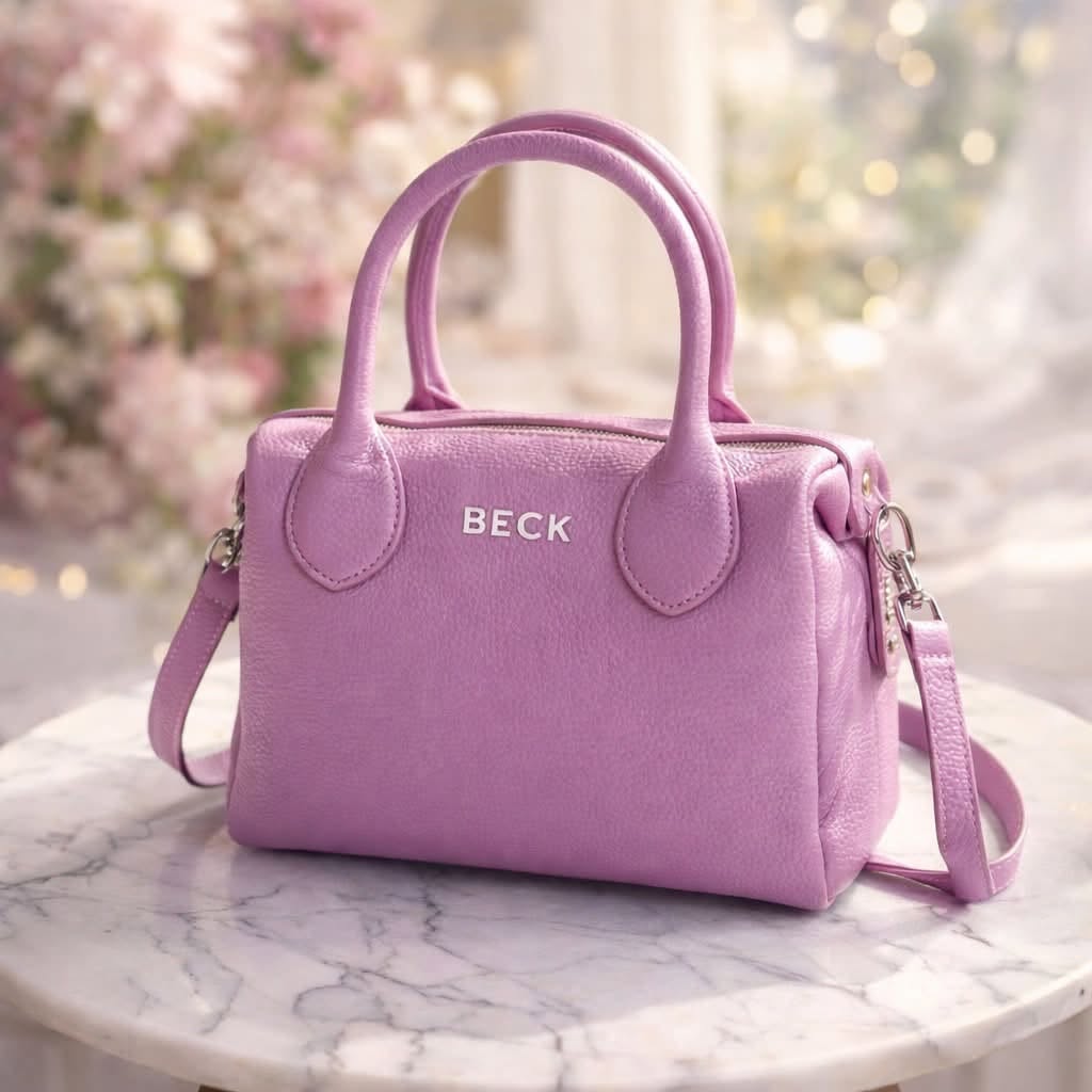 BECK♡ Beck Signature Mini Satchel – Lilac – Lady Bee Boutique