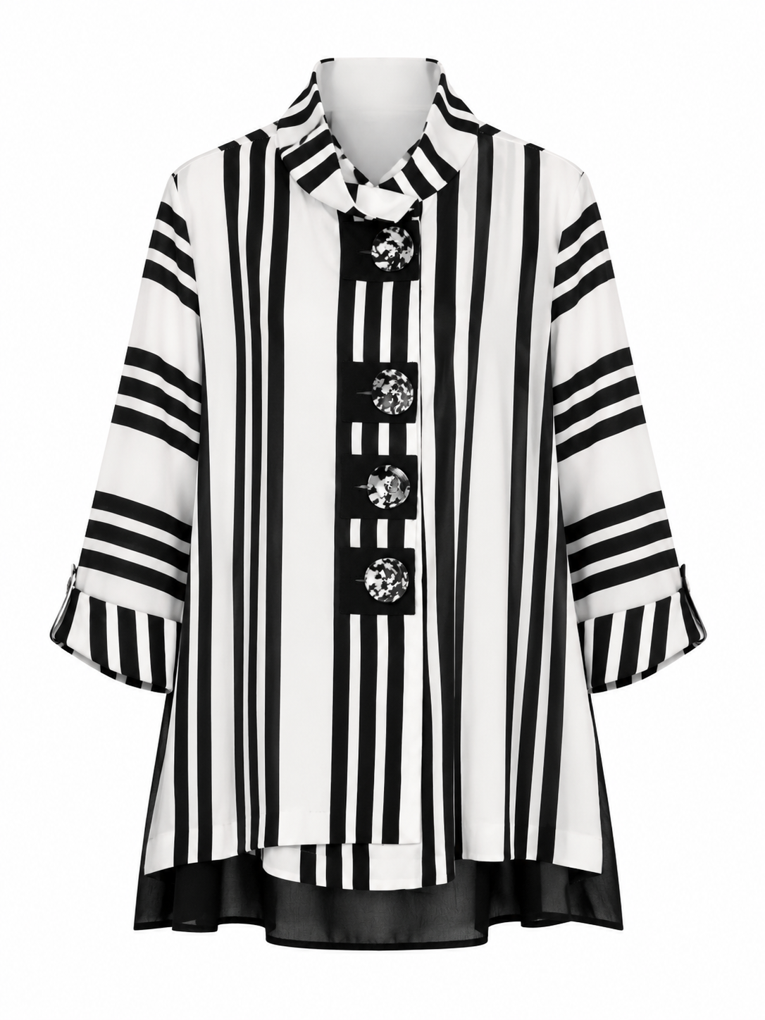 Boldly Striped" Blouse