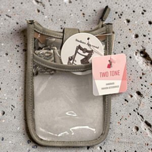 stadium approved clear grey shoulder bag hb 269